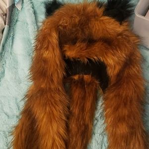 Fox Hat With Gloves